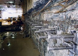 Bute Town DSD's installed prior to fixing slab reinforcement and casting concrete